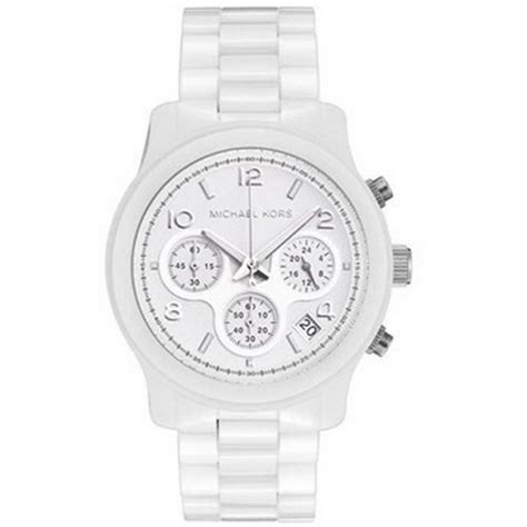 michael kors watch white|mk5161.